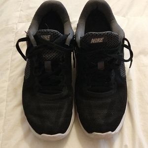 Black Nike sneakers